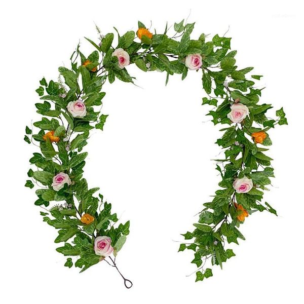 artificial vine fake flowers garland lvy wall hang plant for home wedding party garden office decoration1
artificial vine fake flowers garland lvy wall hang plant for home wedding party garden office decoration1
