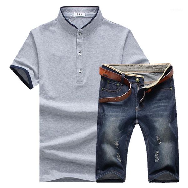 men's tracksuits men summer thin tshirt demin shorts 2 pcs sets boy casual o-neck short sleeve t-shirt jeans trouser suits portswear1, Gray
men's tracksuits men summer thin tshirt demin shorts 2 pcs sets boy casual o-neck short sleeve t-shirt jeans trouser suits portswear1, Gray