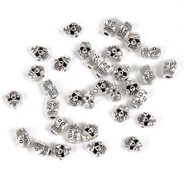 wholesale 40pcs mixed size tibetan silver skull beads for jewelry making diy bracelet metal skull beads charm for jllfrt, Black
wholesale 40pcs mixed size tibetan silver skull beads for jewelry making diy bracelet metal skull beads charm for jllfrt, Black