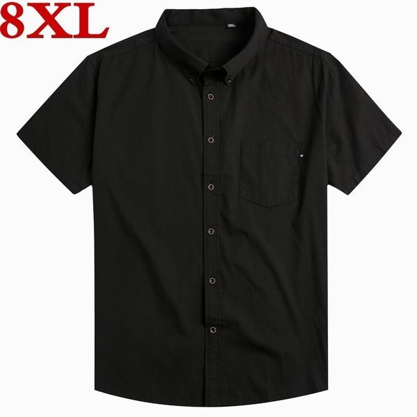 8xl new plus 7xl size cotton shirts brand turn-down collar men chemise homme casual summer business shirt mens short sleeve, White;black
8xl new plus 7xl size cotton shirts brand turn-down collar men chemise homme casual summer business shirt mens short sleeve, White;black