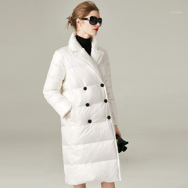 fashion double breasted thick warm more 300g down filling parkas female over the knee longer thick warm 90% duck down coat f6711, Black
fashion double breasted thick warm more 300g down filling parkas female over the knee longer thick warm 90% duck down coat f6711, Black