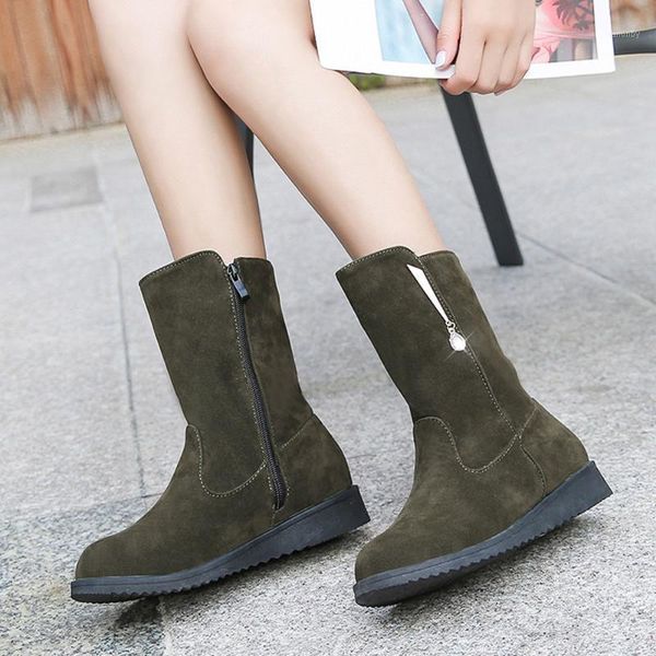 boots women flat rhinestone booties middle tube suede shoes zipper outdoor pu leather classic female boot sep#1, Black
boots women flat rhinestone booties middle tube suede shoes zipper outdoor pu leather classic female boot sep#1, Black