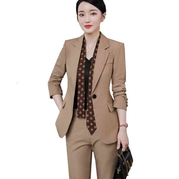 women's two piece pants arrival elegant black khaki pant suit women female business formal 2 set blazer and trouser for office ladies w, White
women's two piece pants arrival elegant black khaki pant suit women female business formal 2 set blazer and trouser for office ladies w, White