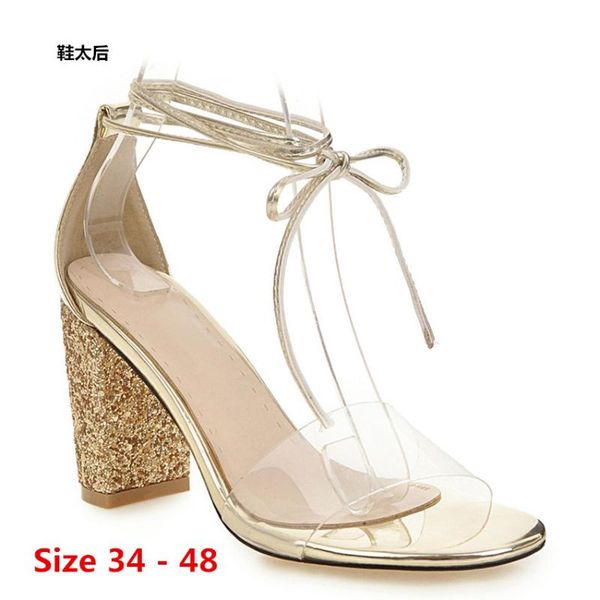 sandals summer pumps ankle strap gladiator high heel shoes women heels sandal lady pump small big size 34 - 48, Black
sandals summer pumps ankle strap gladiator high heel shoes women heels sandal lady pump small big size 34 - 48, Black