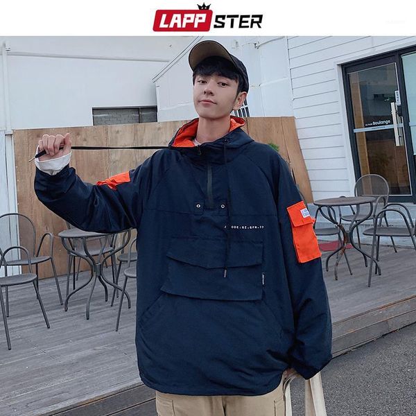 lappster men harajuku jacekts and coats 2019 mens korean hip hop hooded windbreaker japanese streetwear color block clothes 5xl1, Black;brown
lappster men harajuku jacekts and coats 2019 mens korean hip hop hooded windbreaker japanese streetwear color block clothes 5xl1, Black;brown