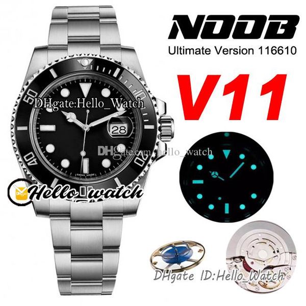 n v11 eta sa3135 116610ln automatic mens watch black ceramics bezel black dial 904l steel bracelet ultimat version new package hello_watch, Slivery;brown
n v11 eta sa3135 116610ln automatic mens watch black ceramics bezel black dial 904l steel bracelet ultimat version new package hello_watch, Slivery;brown