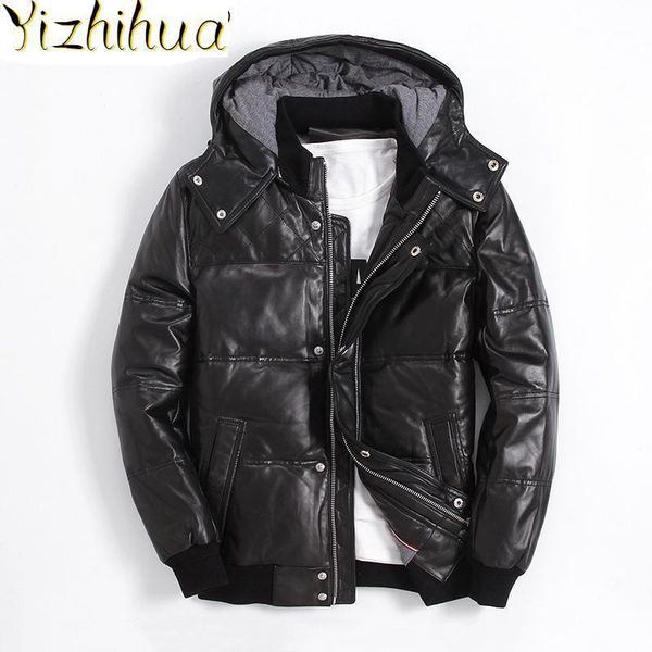azazel winter genuine leather down jacket men short sheepskin coat men's winter jackets puffer duck down coat xgy22055 kj22441, Black
azazel winter genuine leather down jacket men short sheepskin coat men's winter jackets puffer duck down coat xgy22055 kj22441, Black