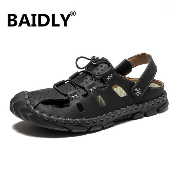 summer genuine leather sandals handmade classic men slippers walking beach men's sandalias outdoor men roman sandals1, Black
summer genuine leather sandals handmade classic men slippers walking beach men's sandalias outdoor men roman sandals1, Black