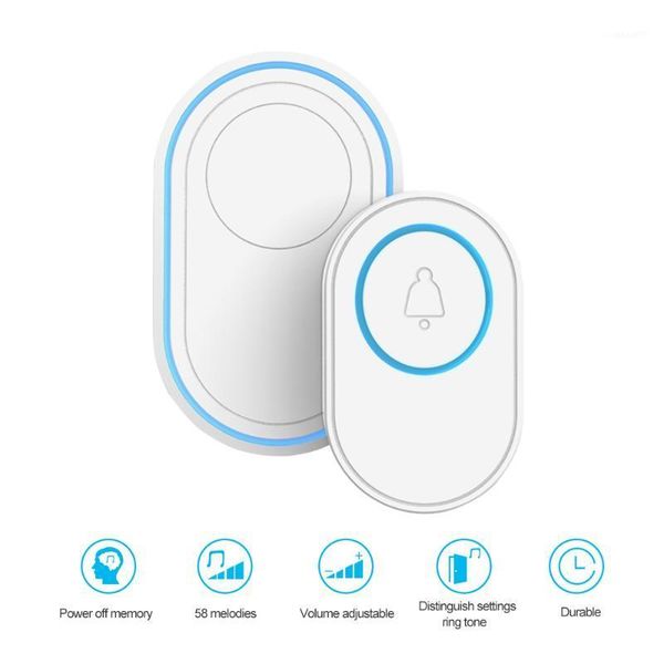 wireless doorbell welcome bell home chime door bell alarm 32 songs smart doorbell 433mhz ring waterproof button1
wireless doorbell welcome bell home chime door bell alarm 32 songs smart doorbell 433mhz ring waterproof button1