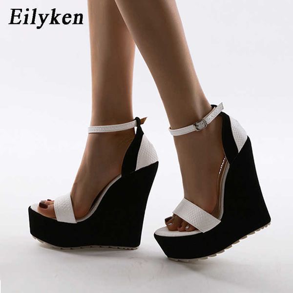 2022 classic luxury open toe ankle strap platform wedges sandals super high cover heel gladiator ladies shoes buckle summer women paris desi, Black
2022 classic luxury open toe ankle strap platform wedges sandals super high cover heel gladiator ladies shoes buckle summer women paris desi, Black