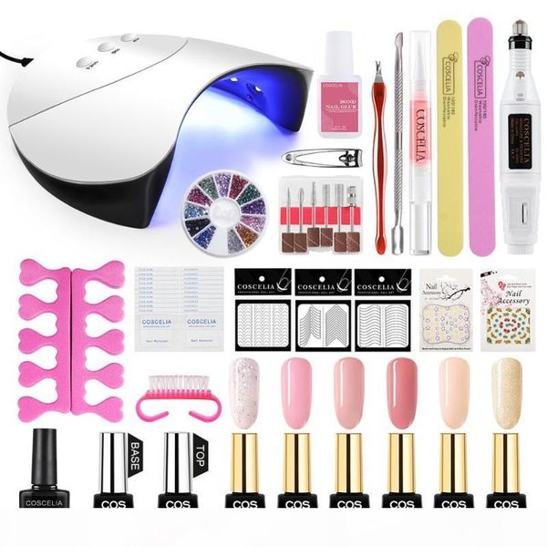 nail polish kit electlic nail drill kit uv led lamp dryer with gel polish soak off manicure tool set
nail polish kit electlic nail drill kit uv led lamp dryer with gel polish soak off manicure tool set