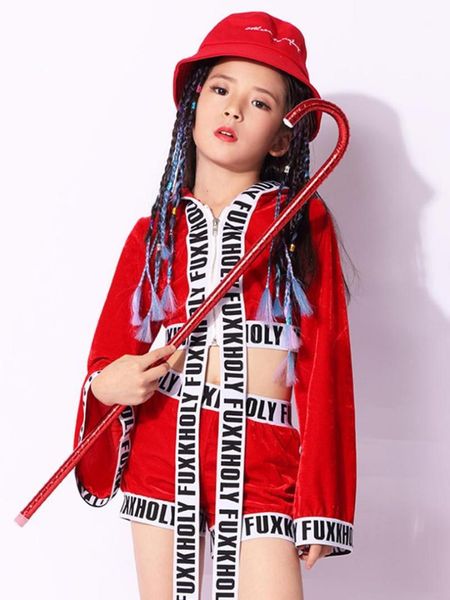 stage wear 2021 children's jazz costume hip hop street dance set girls modern performance clothing1, Black;red
stage wear 2021 children's jazz costume hip hop street dance set girls modern performance clothing1, Black;red