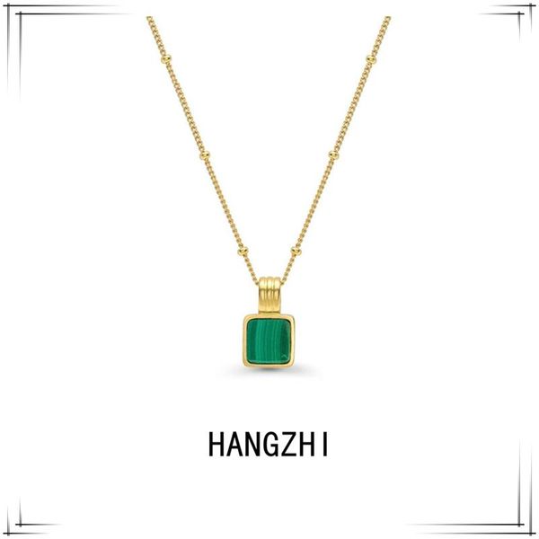 hangzhi 2020 new trendy simple white shell inlaid square pendant choker clavicle necklace for women girls party accessories gift, Silver
hangzhi 2020 new trendy simple white shell inlaid square pendant choker clavicle necklace for women girls party accessories gift, Silver