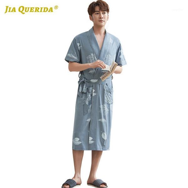 casual style night robe home robe fashion style yukata kimono man clothes leaf printing turn down collar blue man1, Black;brown
casual style night robe home robe fashion style yukata kimono man clothes leaf printing turn down collar blue man1, Black;brown