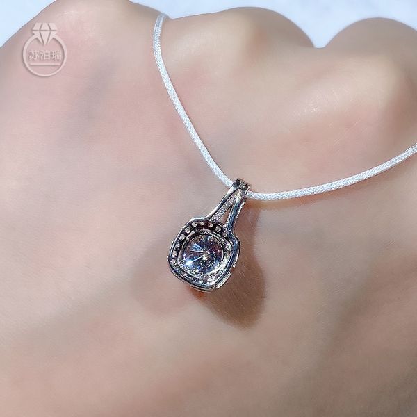 wholesale size 6.5-9mm real moissanite pendant 1ct 2ct 3ct lab diamond pendant necklace silver 925 for women girl fashion design
wholesale size 6.5-9mm real moissanite pendant 1ct 2ct 3ct lab diamond pendant necklace silver 925 for women girl fashion design
