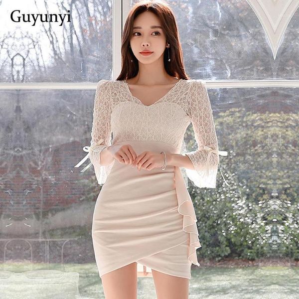 elegant party dress 2020 summer fashion lace lantern sleeve v-neck high waist tight asymmetric side ruffles dress women1, Black;gray
elegant party dress 2020 summer fashion lace lantern sleeve v-neck high waist tight asymmetric side ruffles dress women1, Black;gray