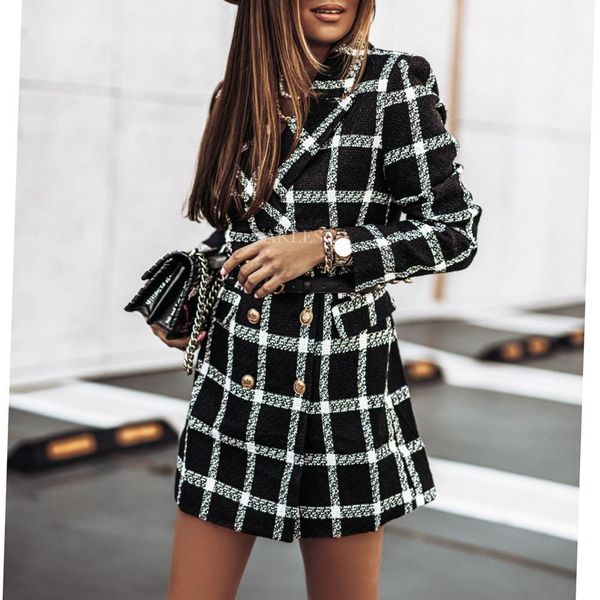 woemns moda casual duplo breasted boto houndstooth xadrez lapela pescoo casacos de solto meados longo verificar trincheira peacoats 54qq, Black;brown
woemns moda casual duplo breasted boto houndstooth xadrez lapela pescoo casacos de solto meados longo verificar trincheira peacoats 54qq, Black;brown