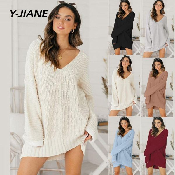 women's sweaters autumn winter v-neck knitted sweater women long sleeve solid basic jumpers female cashmere oversized pullovers knit #, White;black
women's sweaters autumn winter v-neck knitted sweater women long sleeve solid basic jumpers female cashmere oversized pullovers knit #, White;black