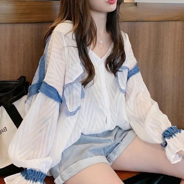 mumuzi contrast color retro chiffon blouse long sleeve shirts female 2019 autumn new design shirts hit color, White
mumuzi contrast color retro chiffon blouse long sleeve shirts female 2019 autumn new design shirts hit color, White