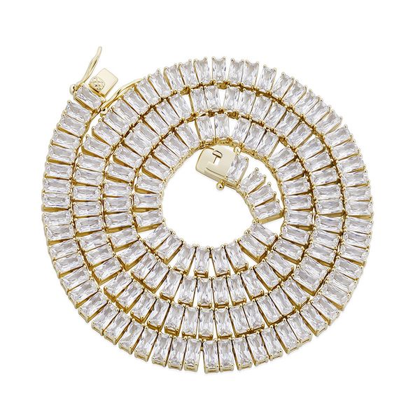 hip hop tennis chain necklaces for men women luxury grade quality gold silver color bling 8mm rectangle zircon necklaces, Black
hip hop tennis chain necklaces for men women luxury grade quality gold silver color bling 8mm rectangle zircon necklaces, Black