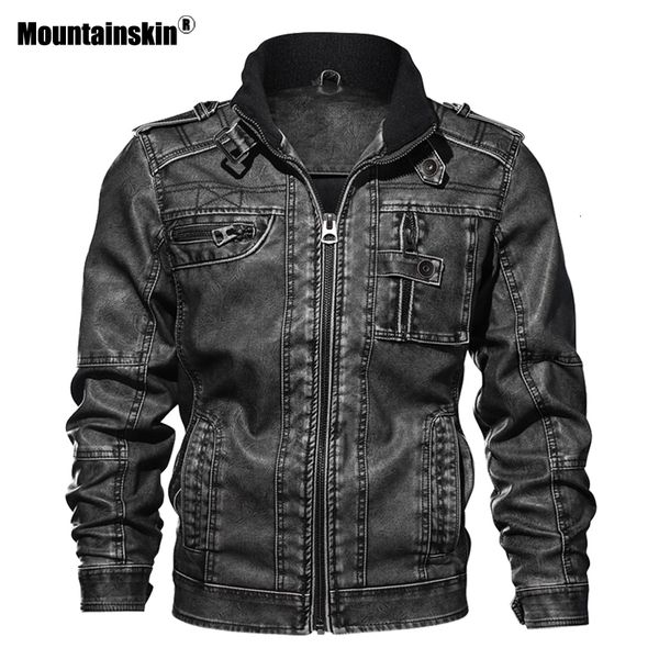 mountainskin 7xl men's pu jacket leather coat autumn slim fit faux leather motorcycle jackets male coats brand clothing sa591, Black;brown
mountainskin 7xl men's pu jacket leather coat autumn slim fit faux leather motorcycle jackets male coats brand clothing sa591, Black;brown