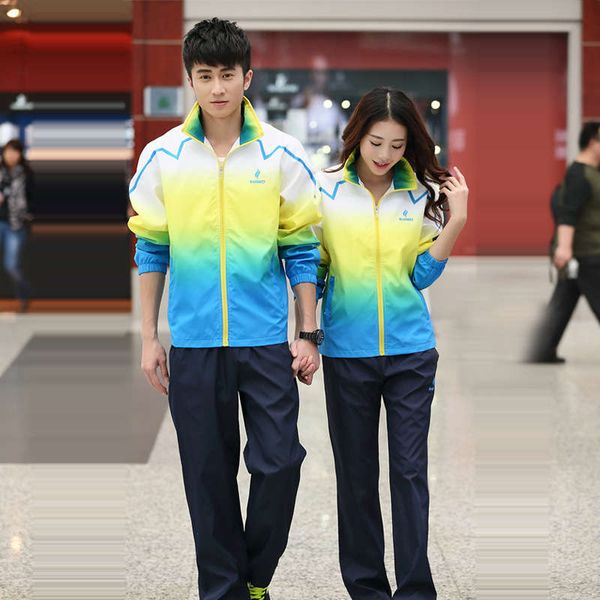 spring and couple sports suit men's leisure standing collar sportswear women's running group activity autumn school uniform, Gray
spring and couple sports suit men's leisure standing collar sportswear women's running group activity autumn school uniform, Gray