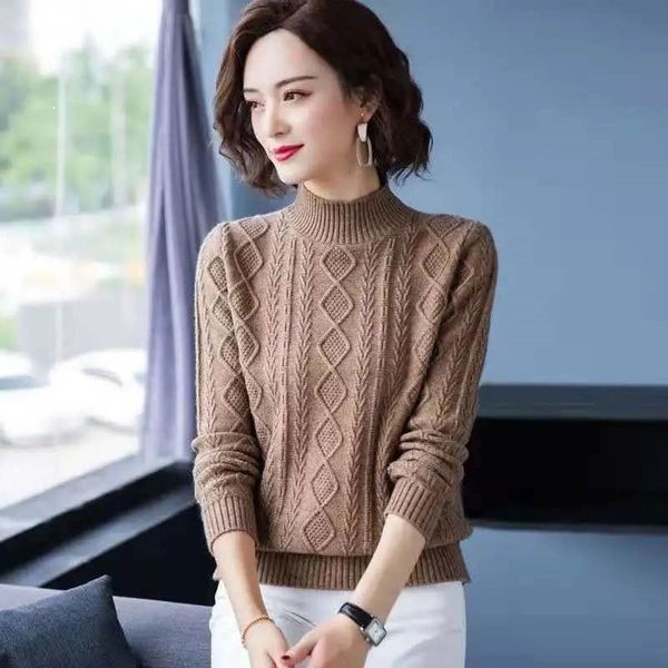 2021 100% new autumn sweater women knitted or crocheted high nightgown smooth fashion jumper thin femme pullovers elastic ladies l768, White;black
2021 100% new autumn sweater women knitted or crocheted high nightgown smooth fashion jumper thin femme pullovers elastic ladies l768, White;black