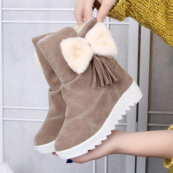 boots 2021 winter snow women's tube casual bow warm cold burning feet cotton shoes, Black
boots 2021 winter snow women's tube casual bow warm cold burning feet cotton shoes, Black