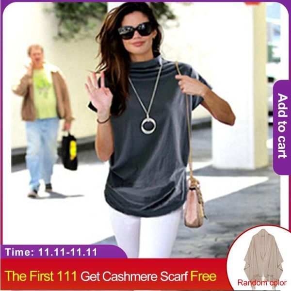 jocoo jolee women casual turtleneck short batwing sleeve blouse female cotton solid plus size ladies shirt 2020 clothing1, White
jocoo jolee women casual turtleneck short batwing sleeve blouse female cotton solid plus size ladies shirt 2020 clothing1, White