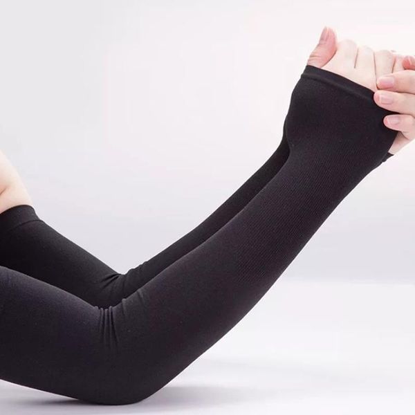 1pair sun protection cooling sleeve with thumb hole sleeve for bicycles running outdoor sports protection cooling arm1, Black;gray
1pair sun protection cooling sleeve with thumb hole sleeve for bicycles running outdoor sports protection cooling arm1, Black;gray