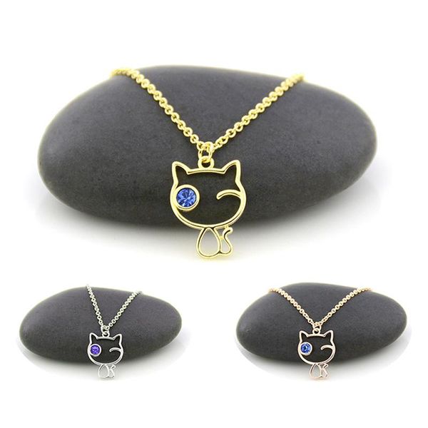 pendant necklaces 1 piece tiny cute cat for women thin chain blue cyrstal eye animal pet lover necklace girl fashion jewelry, Silver
pendant necklaces 1 piece tiny cute cat for women thin chain blue cyrstal eye animal pet lover necklace girl fashion jewelry, Silver