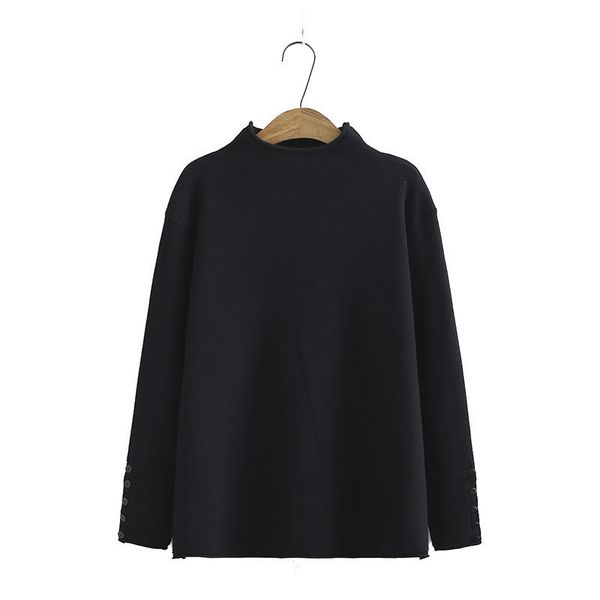 plus tall turtleneck shirts big female size winter oversized pullovers outerwear dijh, White;black
plus tall turtleneck shirts big female size winter oversized pullovers outerwear dijh, White;black