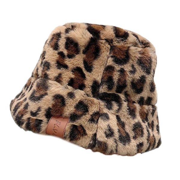 women winter fluffy plush bucket hat leopard printed harajuku warm fisherman cap, Blue;gray
women winter fluffy plush bucket hat leopard printed harajuku warm fisherman cap, Blue;gray