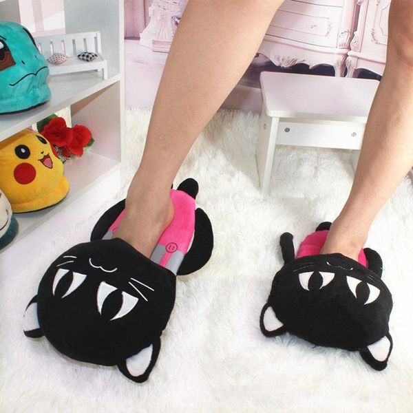 Winter Women Furry Warm Slippers Ladies Cute Cat Non Slip Comfort Shoes Woman Casual Home Female Shoes Soft Indoor Plus Size, Black
Winter Women Furry Warm Slippers Ladies Cute Cat Non Slip Comfort Shoes Woman Casual Home Female Shoes Soft Indoor Plus Size, Black