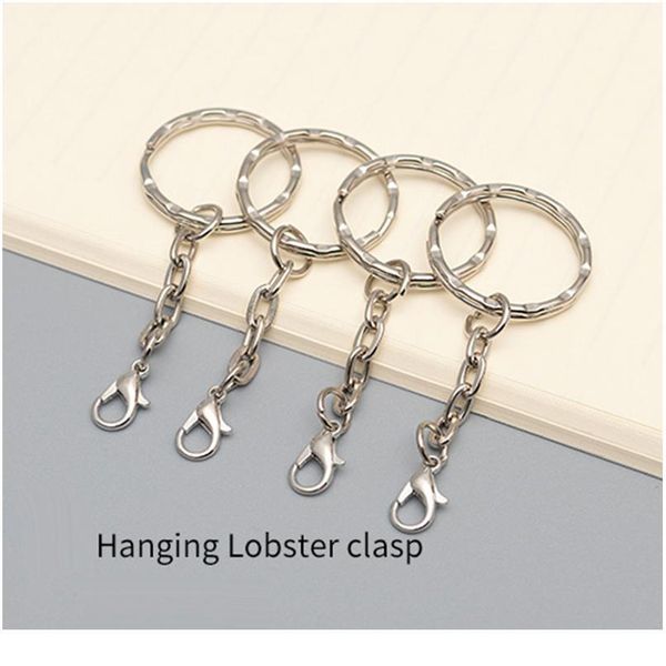 10pcs/lot 25mm keyring ripple keychain hanging chain split ring diy lobster clasp bags key chains acc qylfab, Red;blue
10pcs/lot 25mm keyring ripple keychain hanging chain split ring diy lobster clasp bags key chains acc qylfab, Red;blue