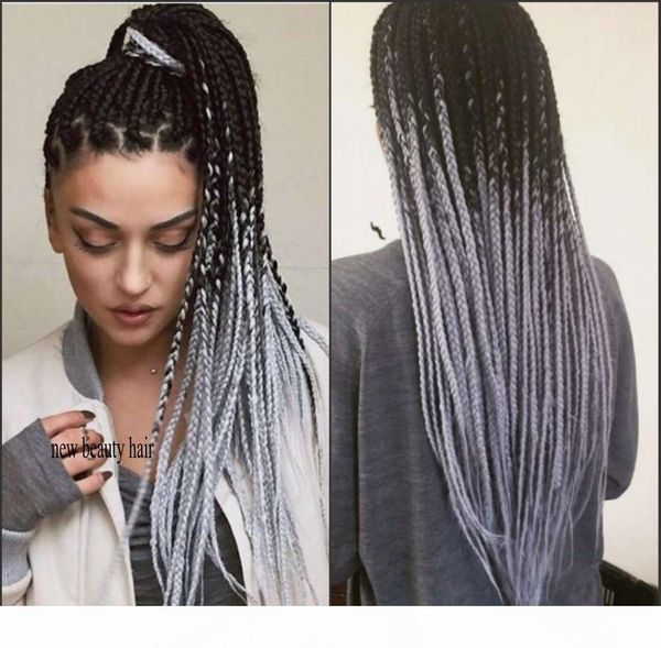 fashion ombre grey braid wig synthetic lace front wigs with baby hair heat resistant fiber braided box braids wigs for black women
fashion ombre grey braid wig synthetic lace front wigs with baby hair heat resistant fiber braided box braids wigs for black women