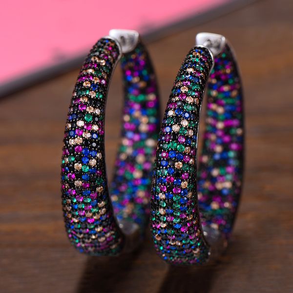 godki 37mm trendy large hoop earrings big circle earrings cubic zircon brincos celebrity brand loop earrings for women jewelry t200225, Golden
godki 37mm trendy large hoop earrings big circle earrings cubic zircon brincos celebrity brand loop earrings for women jewelry t200225, Golden