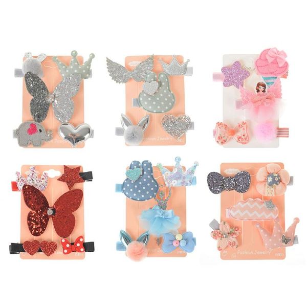 5pcs fashion new handmade kids children girls bowknot cute hair clips barrette hairpin hair accessorie hot, Slivery;white
5pcs fashion new handmade kids children girls bowknot cute hair clips barrette hairpin hair accessorie hot, Slivery;white