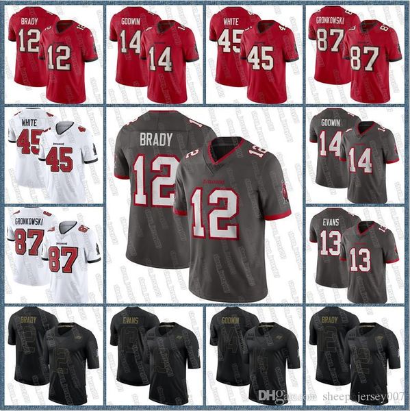 13 mike evans 12 tom brady tampa bay buccaneer 87 rob gronkowski 14 chris godwin 45 devin white 78 tristan wirfs men jersey, Black;red
13 mike evans 12 tom brady tampa bay buccaneer 87 rob gronkowski 14 chris godwin 45 devin white 78 tristan wirfs men jersey, Black;red