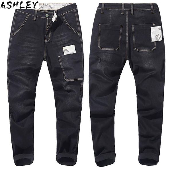 42 plus size 44 46 48 men's harlan jeans 2020 new fashion camouflage stitching elastic trousers male brand pants black blue
42 plus size 44 46 48 men's harlan jeans 2020 new fashion camouflage stitching elastic trousers male brand pants black blue