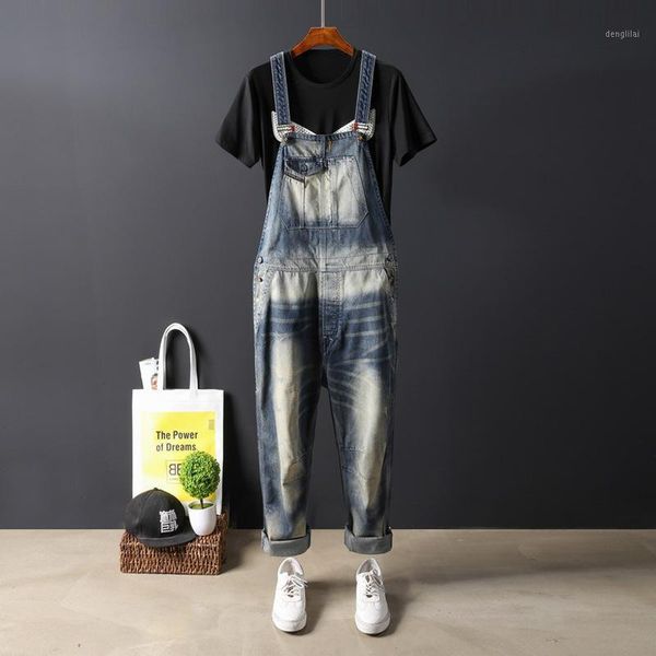 2020 new european and american retro fashion denim jumpsuit male hip hop jeans trend casual tooling jumpsuit -xl1, Blue
2020 new european and american retro fashion denim jumpsuit male hip hop jeans trend casual tooling jumpsuit -xl1, Blue