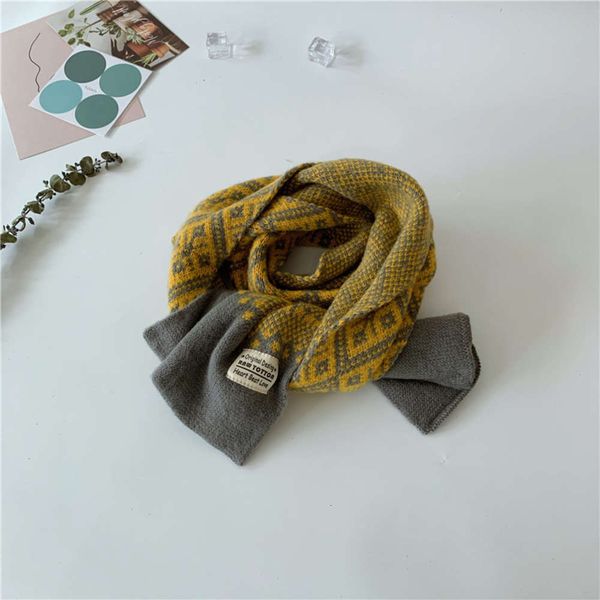 small south flower korea dongdamen ins knitting wool children's scarf 1nwi, Red;brown
small south flower korea dongdamen ins knitting wool children's scarf 1nwi, Red;brown