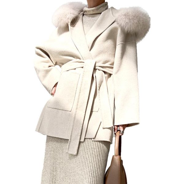 deat 2020 new winter turn-down collar real fur confortable wool two side pocket waist belt jacket female wo51012, Tan;black
deat 2020 new winter turn-down collar real fur confortable wool two side pocket waist belt jacket female wo51012, Tan;black