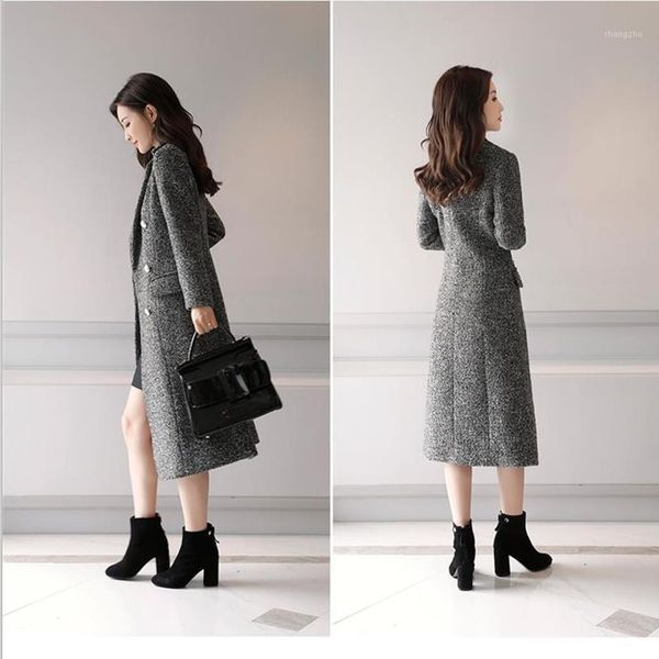 self-cultivation 2020 winter autumn coat women jacket and casual lattice double-breasted long plaid coat1, Black
self-cultivation 2020 winter autumn coat women jacket and casual lattice double-breasted long plaid coat1, Black