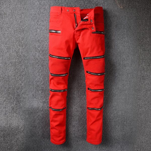 men's jeans joanna: denim punk biker male mens designer fashion slim skinny red dirty paint overall leather j, Blue
men's jeans joanna: denim punk biker male mens designer fashion slim skinny red dirty paint overall leather j, Blue