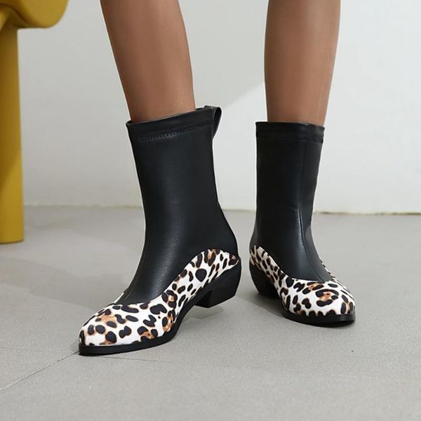 boots us4-13 womens pointy toe snake zebra leopard pattern stitching pu leather ankle chunky heel shoes winter black plus size1
boots us4-13 womens pointy toe snake zebra leopard pattern stitching pu leather ankle chunky heel shoes winter black plus size1