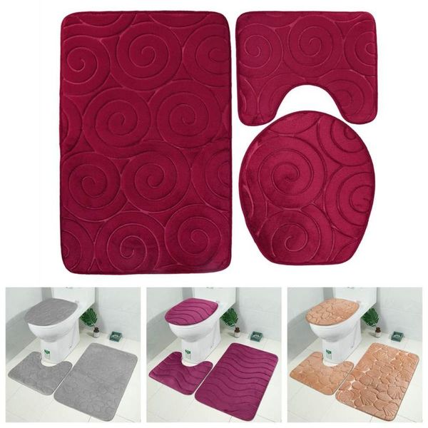bath mats 11 styles 3pcs/set flannel foam water absorbent washable non slip bathroom rug mat foot pad u-shaped toilet carpet
bath mats 11 styles 3pcs/set flannel foam water absorbent washable non slip bathroom rug mat foot pad u-shaped toilet carpet