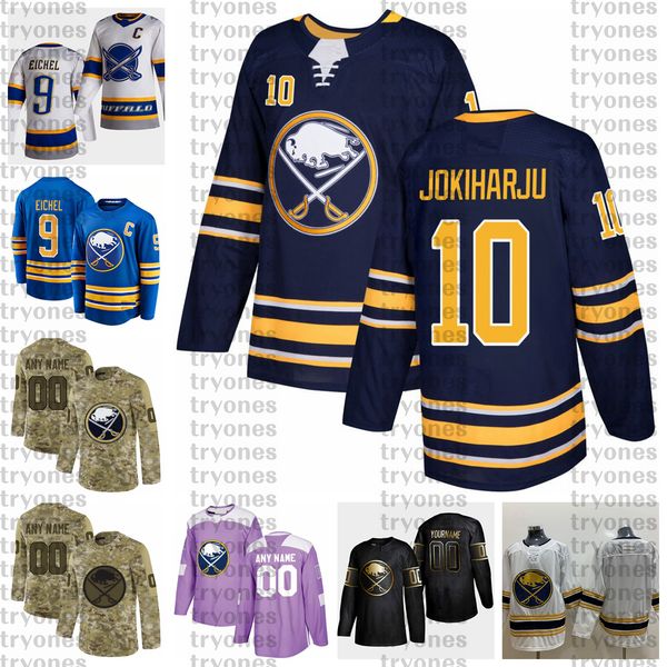 2021 reverse retro customize #10 henri jokiharju buffalo sabres jerseys golden edition camo veterans day fights cancer hockey jersey, Black;red
2021 reverse retro customize #10 henri jokiharju buffalo sabres jerseys golden edition camo veterans day fights cancer hockey jersey, Black;red