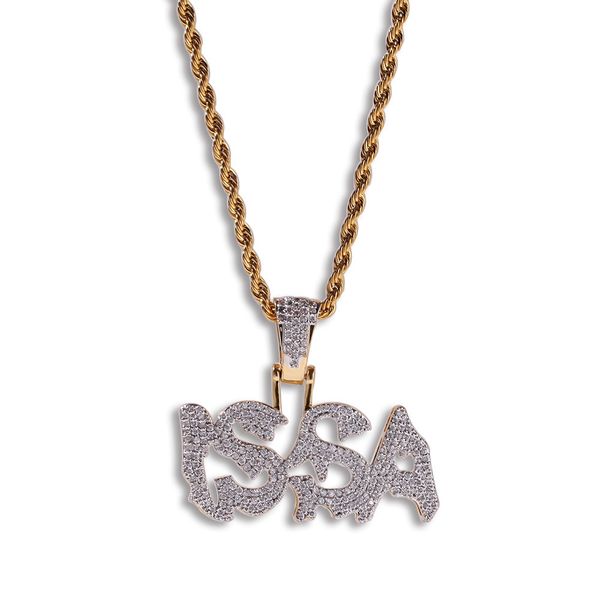 men's two-color electroplated zircon letter pendant simple hip-hop necklace for men q1209, Bronze;silver
men's two-color electroplated zircon letter pendant simple hip-hop necklace for men q1209, Bronze;silver