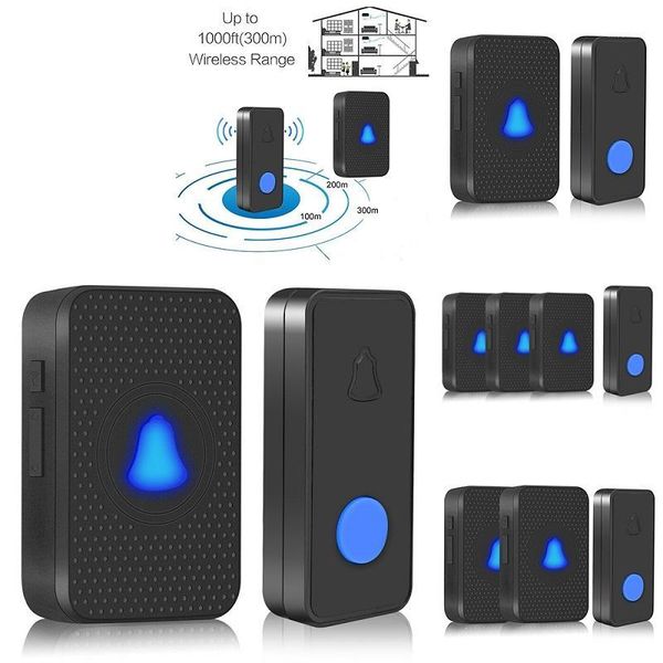 waterproof doorbell welcome bell home chime door bel 120m remote us eu uk plug led flash home cordless smart door bell1
waterproof doorbell welcome bell home chime door bel 120m remote us eu uk plug led flash home cordless smart door bell1